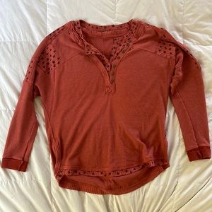 Free People long sleeve shirt